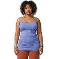 thumbnail image 3 of Emmalise Women's Basic Long Camisole Adjustable Strap Cami, Denim Blue, 3 of 8