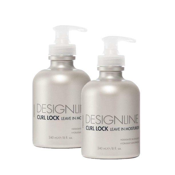 Curl Lock Leavein Moisturizer, 8 oz (2 Pack) DESIGNLINE