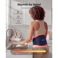 thumbnail image 6 of RENPHO Back Massage with Heat & Red Light Therapy, 660nm & 850nm Infrared Red Light, Cordless Heating Pad for Neck, 5 Light, 4 Heat & 4 Vibration Modes, Fsa Hsa Eligible, 6 of 9