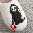 thumbnail image 2 of Suaves y peludas termales plates calientes zapatos casa la halloween lujo cómodos anti-Slip para interior al aire libre, 2 of 9