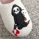 thumbnail image 5 of Pantuflas de felpa de Halloween pantuflas peludas suaves y esqueléticas peludas para invierno, 5 of 9