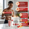 thumbnail image 6 of NUTRIBAS Collagen Peptides Powder, Protein Creamer for Weight Loss & Women, Vitamin C Multi Collagen for Hair Skin Nails, Strawberry Banana, 3.53 oz, 6 of 7