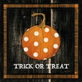 thumbnail image 2 of Tillmon, Avery 15x15 White Modern Wood Framed Museum Art Print Titled - Trick or Treat Pumpkin, 2 of 4