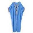 thumbnail image 5 of Beach Kaftan Dresses for Women Plus Size Caftan Loungewear Mexican Embroidered Dress Long Beach Tunic Summer Elegant Vacation Outfit Long Sleeve Robe, 5 of 10