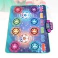 thumbnail image 1 of 2 Player Dance Pad, Dance Game Mat Challenging Levels Interactive PE Fabric  for Children, 1 of 7