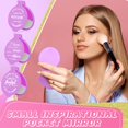 thumbnail image 3 of Espejos compactos Wenqik Inspirational, 64 unidades, para mujer, color morado, 3 of 6