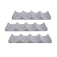 thumbnail image 1 of 3 Pcs Red Wine Display Stacking Bottle Rack Suitable for Kitchen Bar Hotel Multi- Stacking Display Rack, Gray, 1 of 5