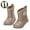 Khaki, variant on Toddler Kids Rain Boots for Boys Girls, Anti-Slip Waterproof Rubber Baby Rainboots for Outdoor,Pink(Size 10)