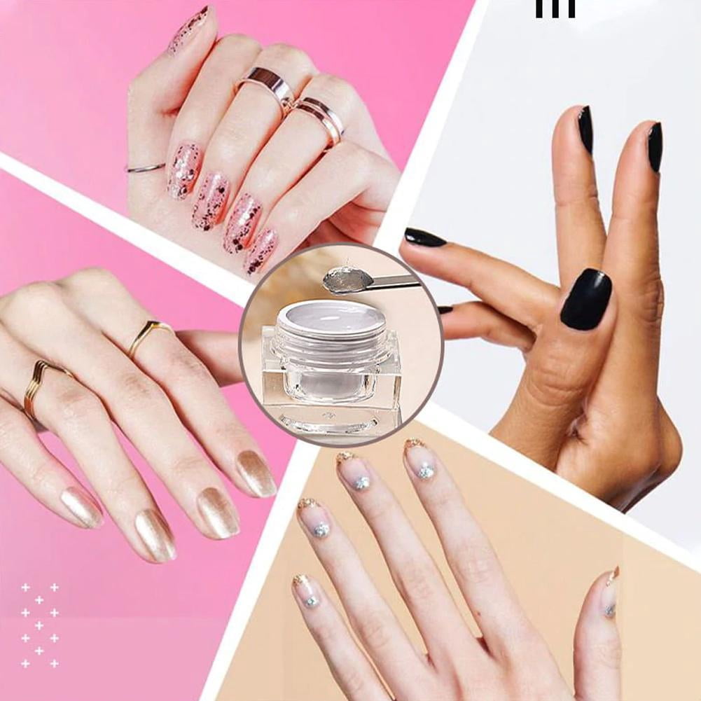 Nail Repair Extend Fiber Gel Crystal Silk UV Fiberglass Art Repaired Broken Gels Nails Nail O4V7