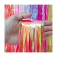 thumbnail image 2 of Backdrop Laser Rain Curtain Metallic Laser Rain Curtain for Baby Shower Wedding Birthday, 2 of 6