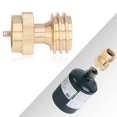 thumbnail image 3 of Propane  Adapter Universal Propane Adapter Small Brass Propane Refill Valve Adapter Gas  Converter Tool For Camping, 3 of 8
