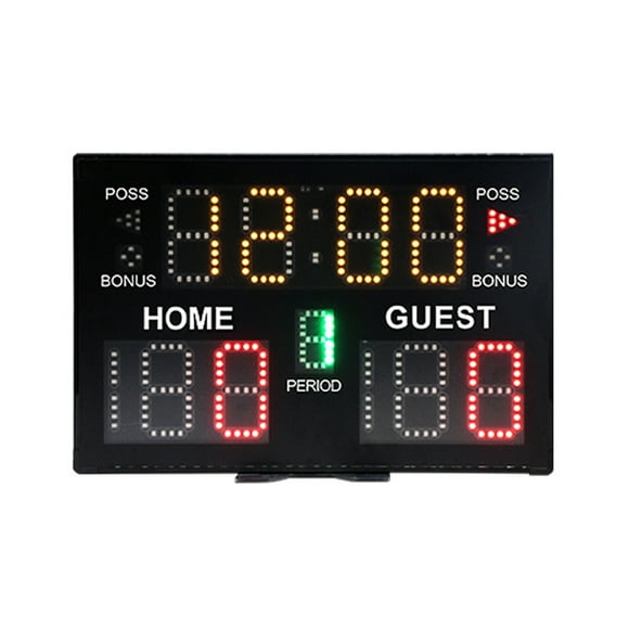 Scoreboard, LED Electronic Scoreboard Tabletop Electronic Scoreboard Score Keeper Digital Scoreboard Cornhole Scoreboard for Basketball Baseball Volleyball Billiard Games