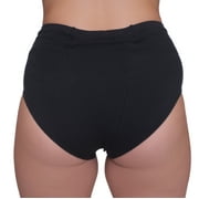 Underworks Vulvar Varicosity and Prolapse Support Panty with Groin Compression Bands. Black - 2X-Large