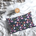 thumbnail image 6 of Kdxio Cotton Pillow Cases 20"x30" Pillowcases,Soft and Breathable Bedroom Pillow Cases-Floral Rabbit, 6 of 8