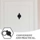 thumbnail image 5 of Black Copper Door Viewer Covers for Home Security 4Pcs Peephole Privacy Shields, 5 of 5