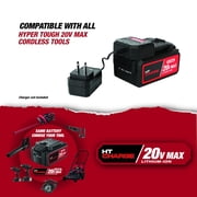 Hyper Tough 20V Lithium-Ion 4.0Ah Rechargeable Battery