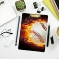 thumbnail image 7 of FMSHPON Baseball Clipboard Hardboard Wood Nursing Clip Board and Pull for Standard A4 Letter 13x9 inches, 7 of 7