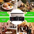 thumbnail image 3 of Muweixin 25 Holes 900W Electric Mini Pancake Maker, Non-stick Stainless Steel Pancake Griddle with Adjustable Temp Timer, for Breakfast Bar Home Commercial Use, 3 of 8