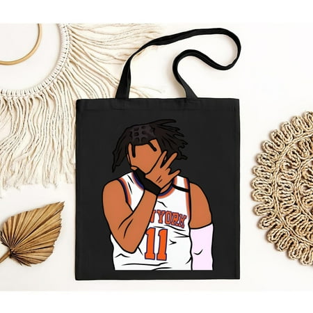 vintage Jalen Brunson 3 Point Celebration Tote Bag-TH3582