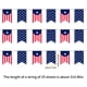 thumbnail image 3 of Independence Day String Flag Banner Outdoor Party Hanging Flag Family Decoration, 3 of 7