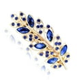 thumbnail image 1 of Guardurnaity Horquilla de cristal con diamantes de imitación para mujer, fiesta de vacaciones, fecha de viaje, decoración, pinzas para el cabello de moda, Accesorio para el cabello Azul oscuro Guardurnaity AP018036-02, 1 of 6