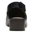 thumbnail image 5 of Clarks Elisa Lyndsey Open Toe Heel Women's Sandal Black Leather 26142655, 5 of 7