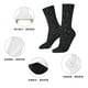 thumbnail image 5 of Balery Black Glitter Calcetas Largas con Estampado para Hombre y Mujer – Suaves y Transpirables, Talla Única (US 5-11), 5 of 6