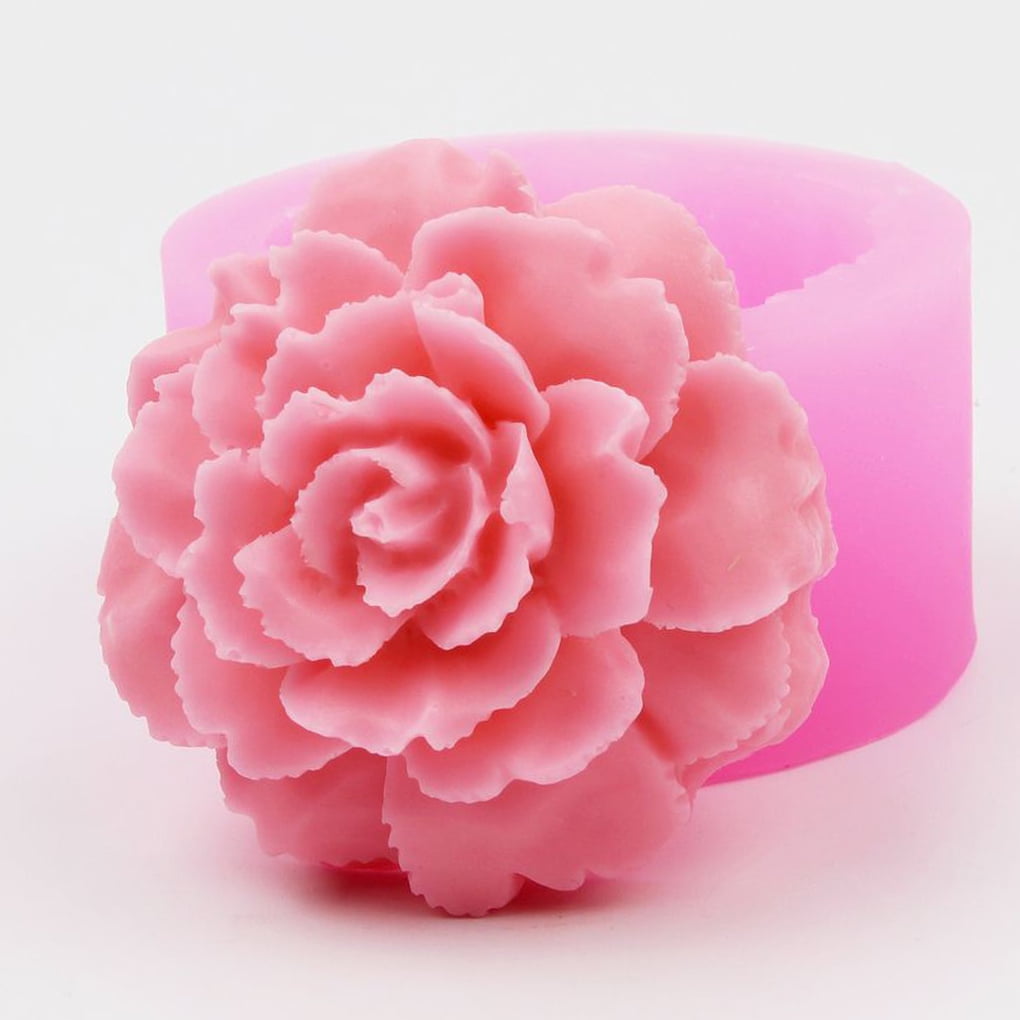 forviupet Useful 3D Pink Kitchen Fondant Cake Mold Cooking Cake Tools 