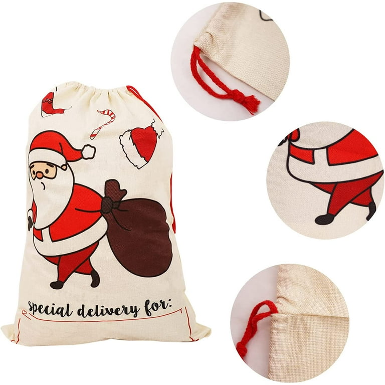 Kids santa store sacks