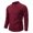 Wine, variant on Turilly Men's Sweater Minimalist Mock Neck Pullover Sweater with Ribbed Cuffs and Hem Detail Casual Layering Top