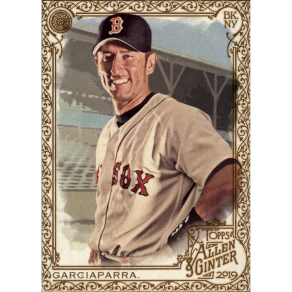 Collectible 2019 Topps Allen and Ginter Gold Hot Box #380 Nomar Garciaparra SP Short Print Boston Red Sox MLB Baseball Parallel Trading Card