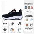 thumbnail image 3 of REABO Women's Arch Support Walking Shoes Orthotic Lightweight Breathable Sneakers for Plantar Fasciitis,Black Size 7, 3 of 9