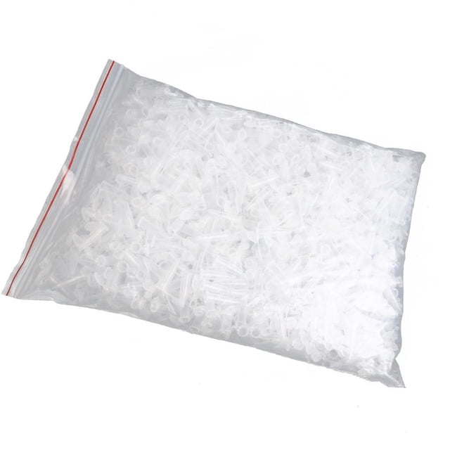 1000pcs 0.5ml Centrífuga Tubos de Microcentrífuga Viales de Prueba