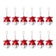 thumbnail image 2 of Teissuly 12pcs Christmas Bell Crafts Ornament Festive Christmas Tree Decoration 4cm Metal Bell Set Color Bell Pendant Teissuly WER202312020789, 2 of 9