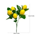 thumbnail image 3 of Inerposs Artificial Lemon Branch, Faux Lemon Decoration, Greenery Table Centerpiece, Home Decor Accent, Floral Arrangement for Parties, Living Room and Kitchen, 3 of 6
