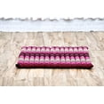 thumbnail image 6 of Leewadee Zabuton Seating Cushion – Square Floor Seat for Meditation Exercises, Light Yoga Mat Filled with Kapok, 28 x 28 inches, Auburn Pink, 6 of 7