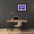 thumbnail image 3 of Westum, Heidi 18x13 Black Ornate Wood Framed with Double Matting Museum Art Print Titled - Shapes Of Purple, 3 of 4