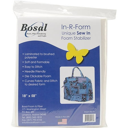 In-R-Form Unique Sew In Foam Stabilizer, 18" x 58," 1/pkg, White