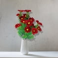 thumbnail image 4 of DAMAI 5 Bundles Artificial Daisy Flowers UV Resistant Fake Wildflowers with Stems Faux Greenery Shrubs Plants for Wedding Home Holiday Garden Decoration, 4 of 5