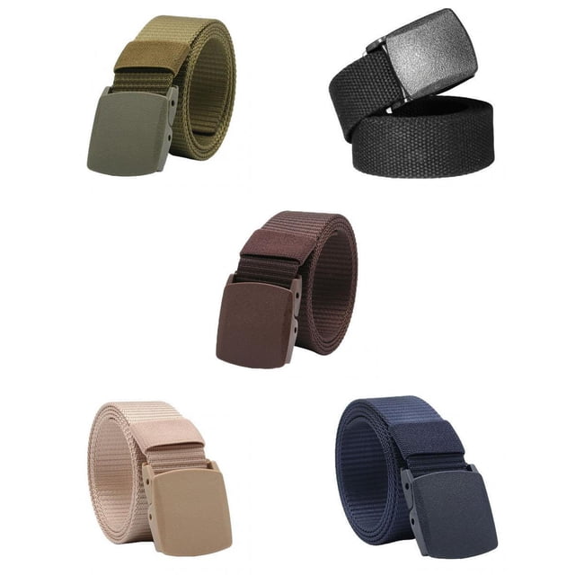 Cinturones de nailon para exterior para hombre,Cinturón tejido de nailon informal para hombre,Cinturón deportivo de nailon,Cinturón tejido al aire libre,Cinturón de hombre con hebilla de Salvador Cinturones de nailon para exterior para hombre