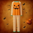 thumbnail image 5 of Shadoumai 2026 Halloween Family Matching Pajamas Sets Ghost Pumpkin Print Long Sleeve Top & Pants Two Piece Set Sleepwear Pjs, 5 of 5