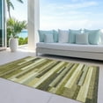 thumbnail image 6 of Addison Rugs Chantille Indoor/Outdoor Transitional Stripes Olive Washable Rectangle Rug, 5' x 7'6", 6 of 6
