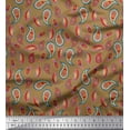 thumbnail image 1 of Soimoi Cotton Poplin Fabric Artistic Paisley Decor Fabric Printed Yard 42 Inch Wide, 1 of 1