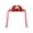 Red, variant on Halloween Pet Devil Horns Headband Adjustable Ribbon Tie Cosplay Headdress Cute Devil Costume Accessory for Cats and Small Medium Dogs,1pack