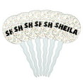 thumbnail image 1 of Sheila Cupcake Picks Toppers - Set of 6 - Mutlicolored Speckles, 1 of 1