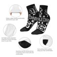 thumbnail image 5 of Fuzoiu Not All Who Wander Are Lost 2 Print Adult Socks, Crew Moisture-wicking Socks, Unisex Cushion Crew Socks,Casual Sports Ankle Socks, 5 of 7