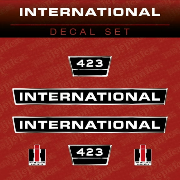 411 Decals Replacement for International 423 Tractor Decal Sticker Set