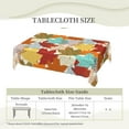 thumbnail image 6 of Fall Leaves Tablecloth Rectangular Thanksgiving Table Cloth Washable Table Cover for Party Picnic Dinner Decor 60" X 84", 6 of 6