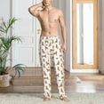 thumbnail image 3 of Cauagu Labrador Retriever Dog Mens Pajama Pants Sleep & Lounge Pants,PJ Bottoms with Pockets-Small, 3 of 7