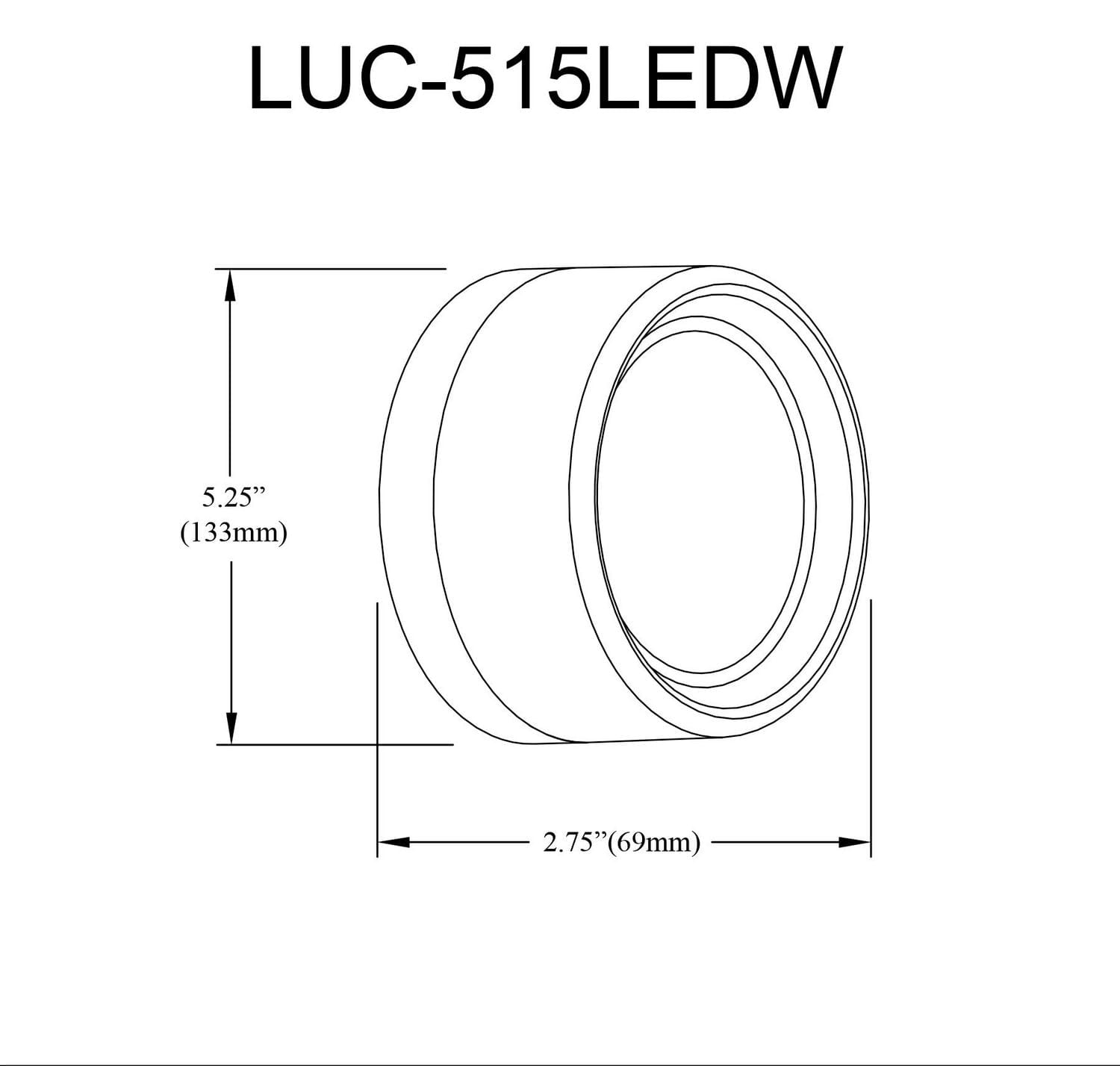 Lucia Wall Sconce - 15W - Matte Black - Clear & Frosted Acrylic Diffuser